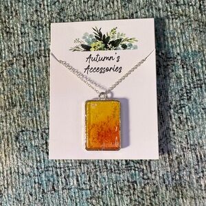 Autumn's Accessories Orange and Yellow Necklace